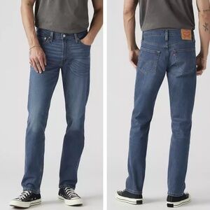 Levi's 511™ Slim Fit Men's Jeans W32 L32 in "Throttle" Blue Dark Wash